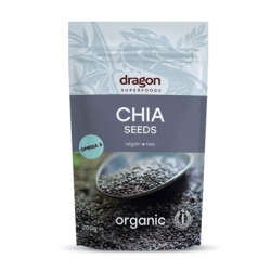 Semințe de chia, eco, 200g, Dragon Superfoods