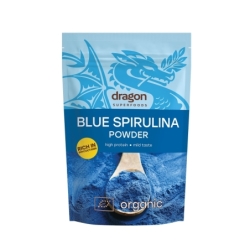 Spirulina albastră, pulbere, bio, 75g, Dragon Superfoods