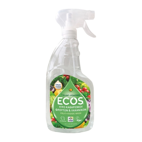 Soluție pentru spălarea fructelor și legumelor, 650ml, Ecos