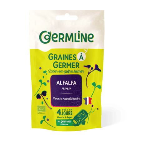 Alfalfa - semințe de lucernă, pentru germinat, eco, 150g, Germline