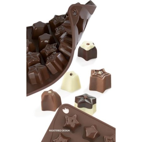 Formă de silicon Chocoice Steluțe