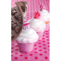 Formă de silicon Chocoice Cupcakes