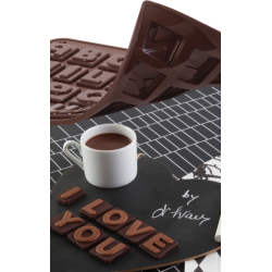 Formă de silicon Chocoice Alfabet