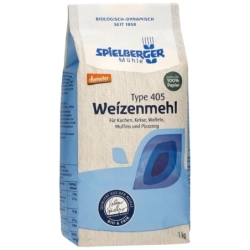Făină albă de grâu Tip 405 Demeter, bio, 1kg, Spielberger