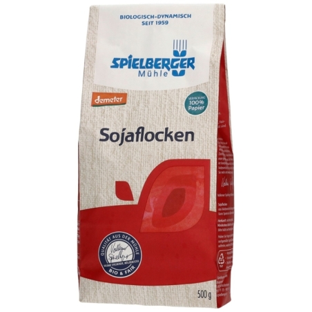 Fulgi de soia Demeter, bio, 500g, Spielberger