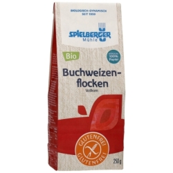 Fulgi de hrișcă bio integrală fără gluten, 250g, Spielberger
