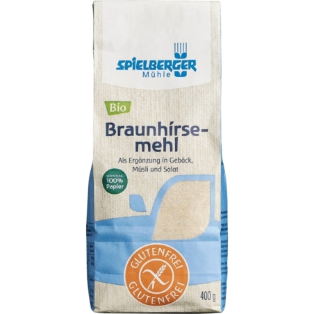Făină din mei maro fără gluten, bio, 400g, Spielberger