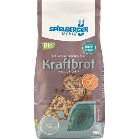 Mix bio pentru pâine cu semințe fără gluten, 600g, Spielberger